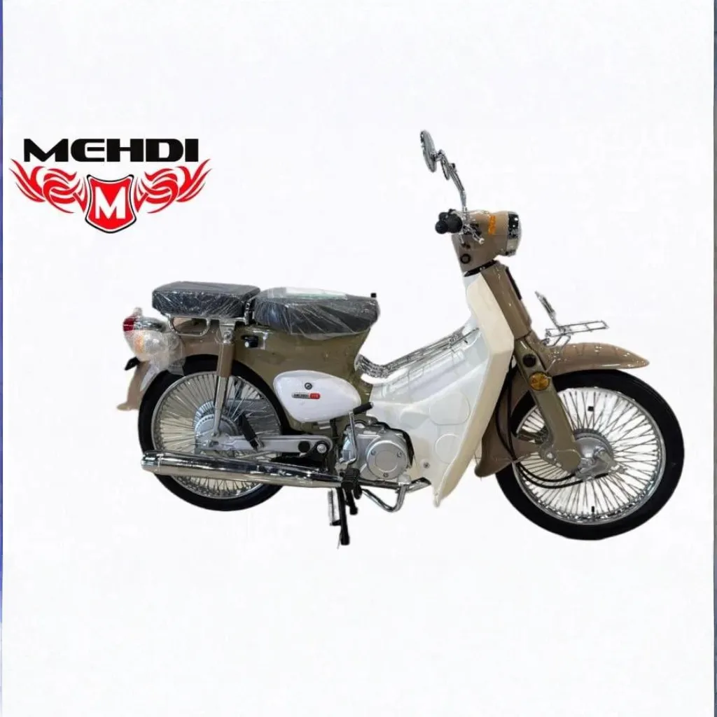 دراجة مهدي كلاسك خرينق 110cc شبيهة هوندا 70 — لون كلاسيكي | القلاف لدراجات النارية